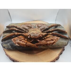 9.5LB Natural Mao Gong shi crab skull hand carved crystal specimen healing